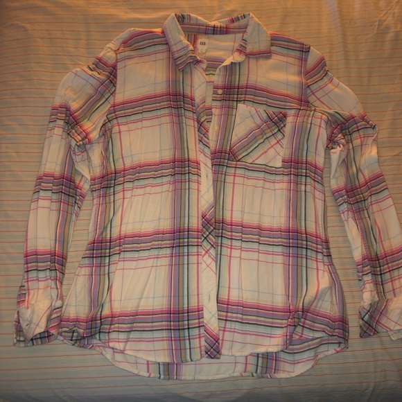 GAP Soft Flannel, Plaid - Picture 1 of 3